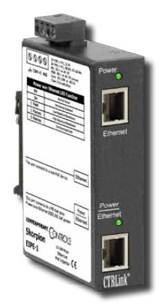 Alimentación eléctrica en riel DIN - EIPE - Contemporary Control Systems - AC/DC / Power over Ethernet / redundante