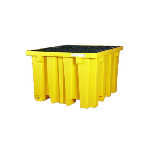 Paleta de retención de 4 bidones - IBC Poly Spill - IST Safety Ltd - de polietileno / apilable
