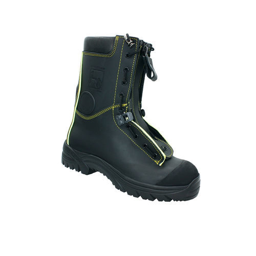 Botas de seguridad para bombero - IST Safety Ltd - resistente al calor / resistente al agua / de cuero