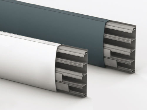 Canaleta de cableado - 120 x 29 mm | SIMMETRIS 2120 Series - CANALPLAST - de PVC / moldura y zócalo