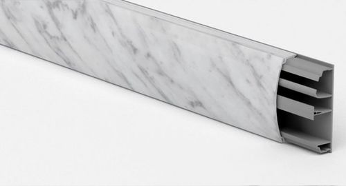 Canaleta de cableado - 75 x 25 mm , 2 m | NEW FINISHES Series - CANALPLAST - de PVC / moldura y zócalo