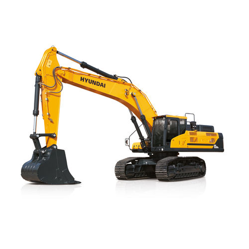Excavadora de grandes dimensiones - HX520L - HYUNDAI HEAYY INDUSTRIES - con orugas / Tier 4 final / para obra de construcción