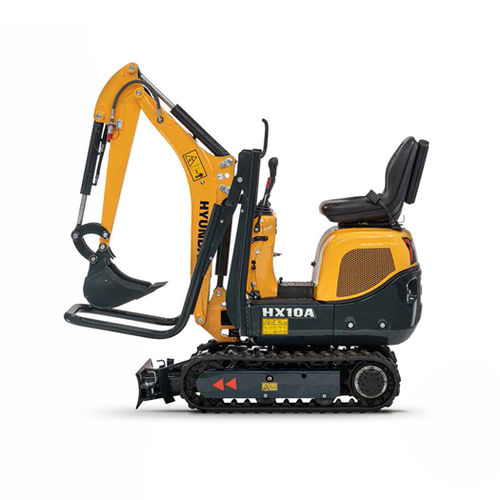 Miniexcavadora - HX10A - HYUNDAI HEAYY INDUSTRIES - con orugas / diésel / para obra de construcción
