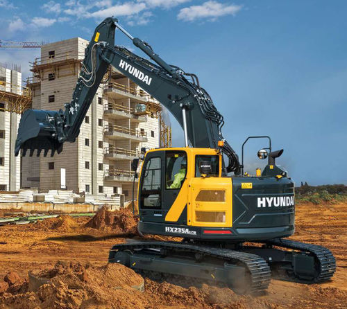 Excavadora intermedia - HX235ALCR - HYUNDAI HEAYY INDUSTRIES - con orugas / diésel / compacta