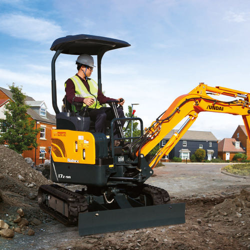 Miniexcavadora - HX17A Z - HYUNDAI HEAYY INDUSTRIES - con orugas / Tier 3 / para obra de construcción
