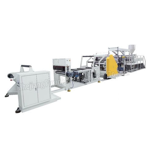 Línea de extrusión monoestrato - FJL-PC-A - Zhejiang Fuxinlong Machinery Co.,Ltd - para paneles de plástico / para PP / para PE