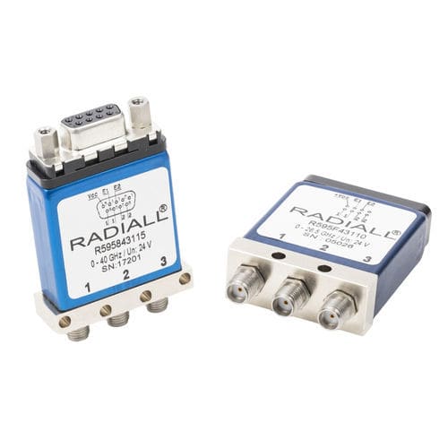 Interruptor SPDT - SPDT R595 - Radiall - de inserción / doble / RF