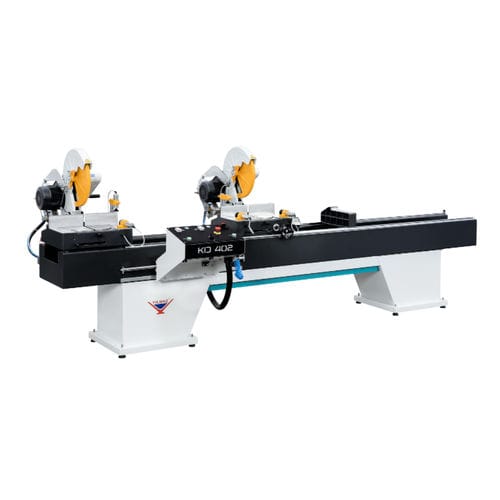 Tronzadora doble cabezal para PVC - KD 402 S  - YILMAZ MACHINE - para aluminio / para madera / para perfiles