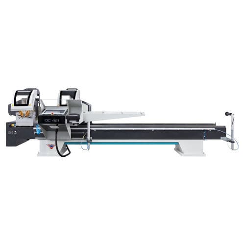Tronzadora doble cabezal para aluminio - DC 421 PBS - YILMAZ MACHINE - para PVC / para perfiles / CNC