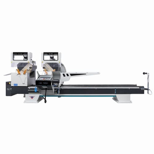 Tronzadora doble cabezal automática - DC 550 PB - YILMAZ MACHINE - para PVC / para aluminio / para perfiles