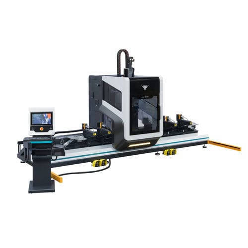Centro de mecanizado para perfiles de aluminio - AIM 3410 - YILMAZ MACHINE - 4 ejes / vertical / para PVC
