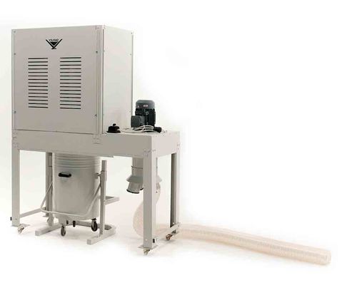 Aspirador industrial - VCE 4000 - YILMAZ MACHINE - en seco / de virutas / sobre ruedas