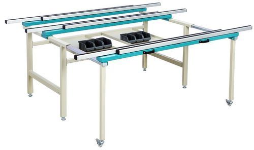 Banco de trabajo de metal - WB 4000 - YILMAZ MACHINE - para ensamblaje / para taller / con compartimentos