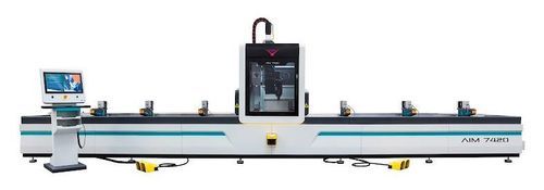 Centro de caudal y de mecanizado multifunción - AIM 7420 - YILMAZ MACHINE - CNC / para perfiles de aluminio / para perfiles PVC