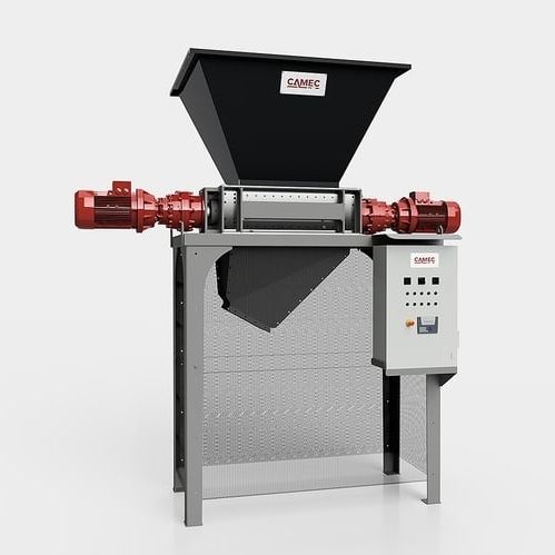 Destrozador primario - TR2A200 series - CAMEC srl - de dos ejes / para cartón / con papel separador