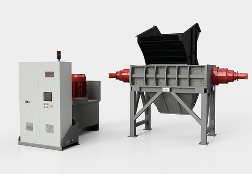 Destrozador primario - TR2A450 series - CAMEC srl - de dos ejes / para cartón / con papel separador