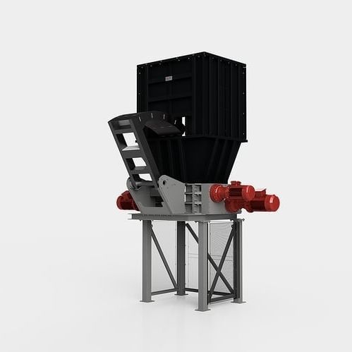 Destrozador primario - TR4A450 series - CAMEC srl - de cuatro ejes / para residuos de la industria electrónica / de neumáticos