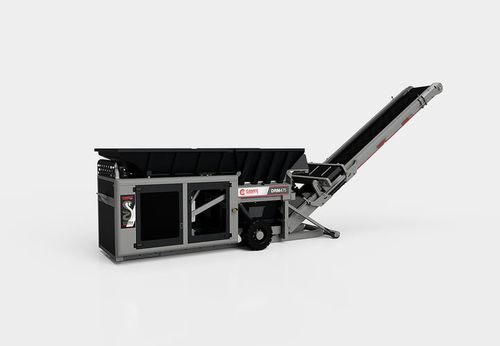 Destrozador móvil - DRM475 series - CAMEC srl - primario / de dos ejes / para madera