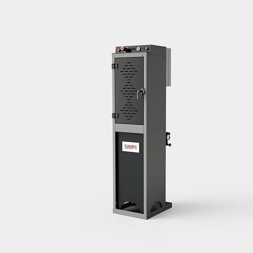Machacadora de impacto con eje vertical - SB30 series - CAMEC srl - estacionaria / compacta / de latas