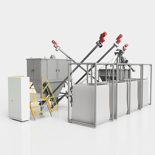 Separador de desechos - CAMEC srl - para granel / electrostático / de proceso