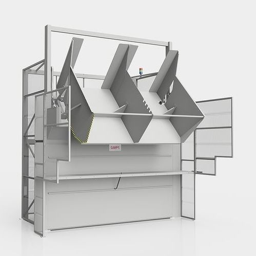 Volteador de contenedores de basura eléctrico - CAMEC srl - neumático