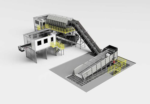 Instalación de reciclado de papel - CAMEC srl - en línea de proceso