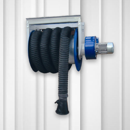 Enrollador de tubo - ARC series - FILCAR - retráctil / para la aspiración de gases de escape / para instalación en pared