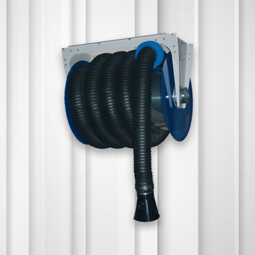 Enrollador de tubo - AC-MAXI series - FILCAR - retráctil / para la aspiración de gases de escape / para instalación en pared