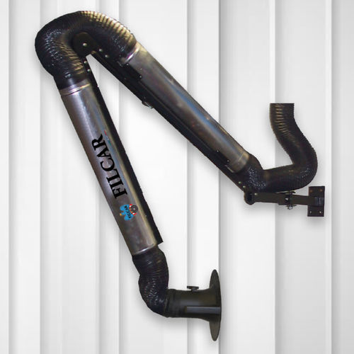 Brazo de extracción fijo - TECHNO - FILCAR - de pared / articulado