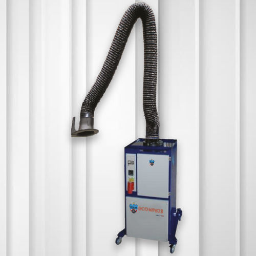 Extractor de humo móvil - ECOMINOR-FLEX / ECOMINOR-C/FLEX - FILCAR - de soldadura / con filtro de carbón activado / con brazo de extracción
