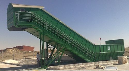 Estación de transferencia de residuos no especificado - EMS Machinery - fija / no especificado / para cinta transportadora