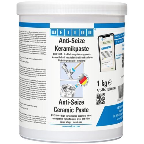 Pasta antigripante - 10000208 - WEICON - de montaje / de cerámica / para acero inoxidable