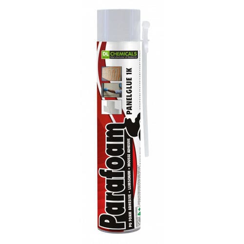Espuma expansiva poliuretano - Parafoam Panelglue 1K - DL Chemicals - para pistola de cartuchos