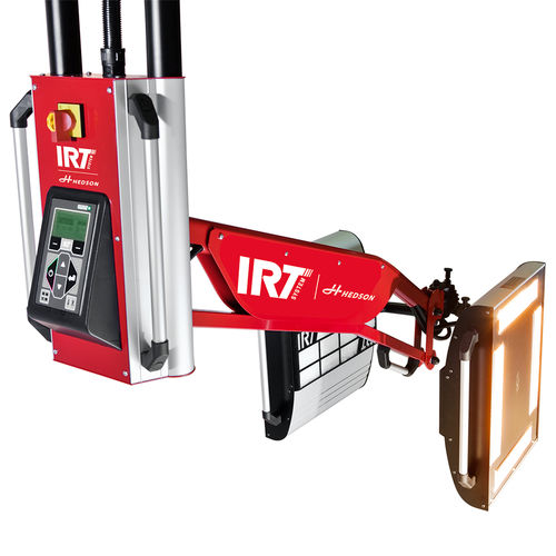 Secador en riel - IRT 4-10 PCAUTO - Herkules Hebetechnik GmbH - de infrarrojos / endurecedor / con control automático