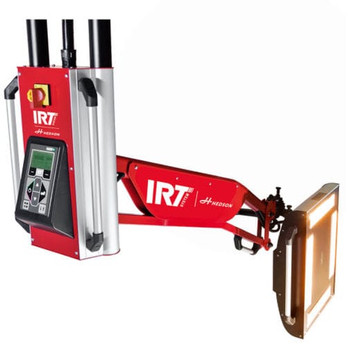Secador en riel - IRT 4-20 PCAUTO - Herkules Hebetechnik GmbH - de infrarrojos / endurecedor / con control automático