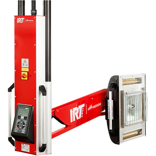 Secador en riel - IRT COMBI 4-10 IR-UVA - Herkules Hebetechnik GmbH - de infrarrojos / UV / endurecedor