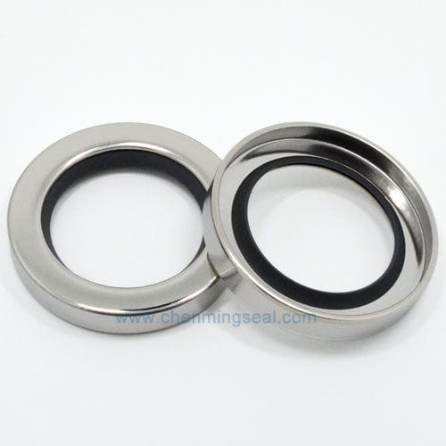 Junta de labio - CSL series - Ningbo Chenming Seals Manufacturing Co., Ltd. - de acero inoxidable / de PTFE / circular