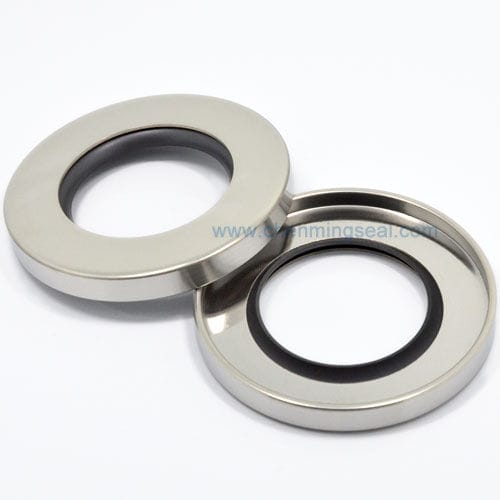 Junta de doble labio - CDL series - Ningbo Chenming Seals Manufacturing Co., Ltd. - de acero inoxidable / de PTFE / circular