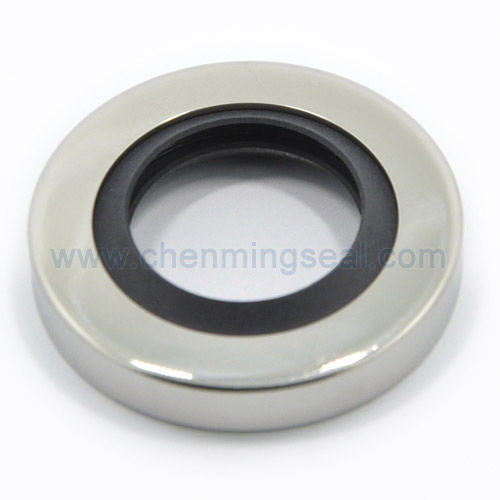 Junta de doble labio - DEL series - Ningbo Chenming Seals Manufacturing Co., Ltd. - de acero inoxidable / de PTFE / circular