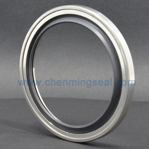 Junta de labio - PSL series - Ningbo Chenming Seals Manufacturing Co., Ltd. - de acero inoxidable / de PTFE / circular