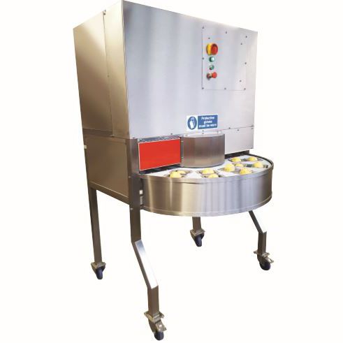 Máquina de corte de hoja rotativa - Carousel - M&P Engineering - para productos alimentarios / CNC / para la industria alimentaria