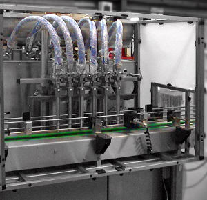 Llenadora automática - M&P Engineering - de botellas / para líquido / lineal