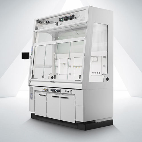 Campana de extracción de laboratorio - WALDNER DOSOMAT - de aspiración química / de altura regulable