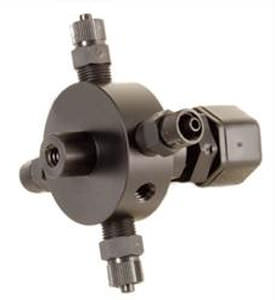 Manifold de 4 vías - TS918-46 - TECHCON SYSTEMS - de acero inoxidable / neumático