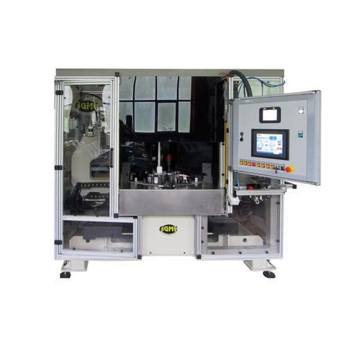Máquina remachadora CNC - AGME Automated Assembly Solutions - compacta / con sistema de transferencia / con control de proceso