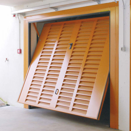 Puerta basculante - ALET - Ballan Spa - de acero galvanizado / para interior / para garaje
