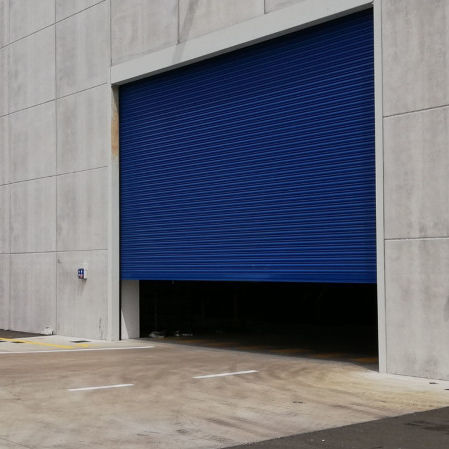 Puerta seccional - ROUNTEND ROTOBLIND - Ballan Spa - de acero galvanizado / industrial / para exteriores