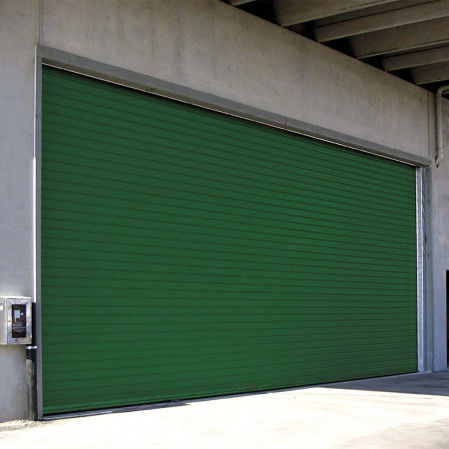 Persiana aislada - Ballan Spa - enrollable / para garaje / de aluminio