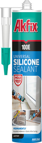 Masilla silicona - 100S, 100D, 100AQ, 100E - Akkim Yapı Kimyasalları San. ve Tic. A.Ş. - monocomponente / para obra de construcción / para aplicaciones sanitarias