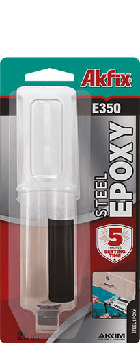 Cola epoxi - E300, E340, E350 - Akkim Yapı Kimyasalları San. ve Tic. A.Ş. - para metal / bicomponente / resistencia a la cizalladura